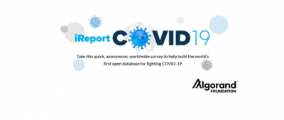 iReport COVID | Ibahagi ang iyong katotohanan gamit ang blockchain ng Algorand 